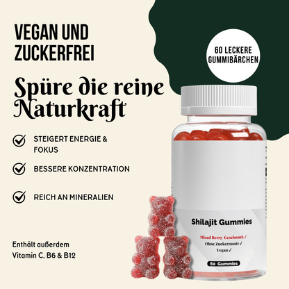 Shilajit Gummibärchen - 60 Stück